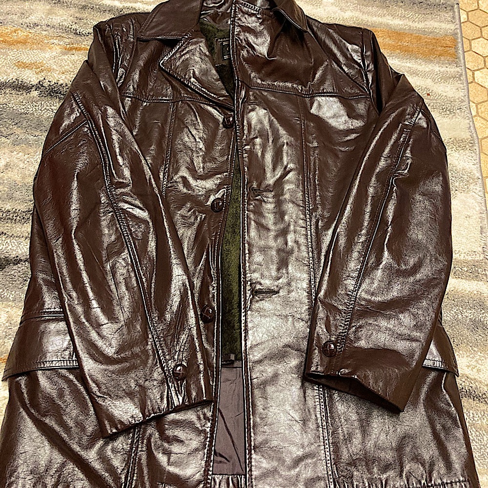 100% leather Cooper jacket.